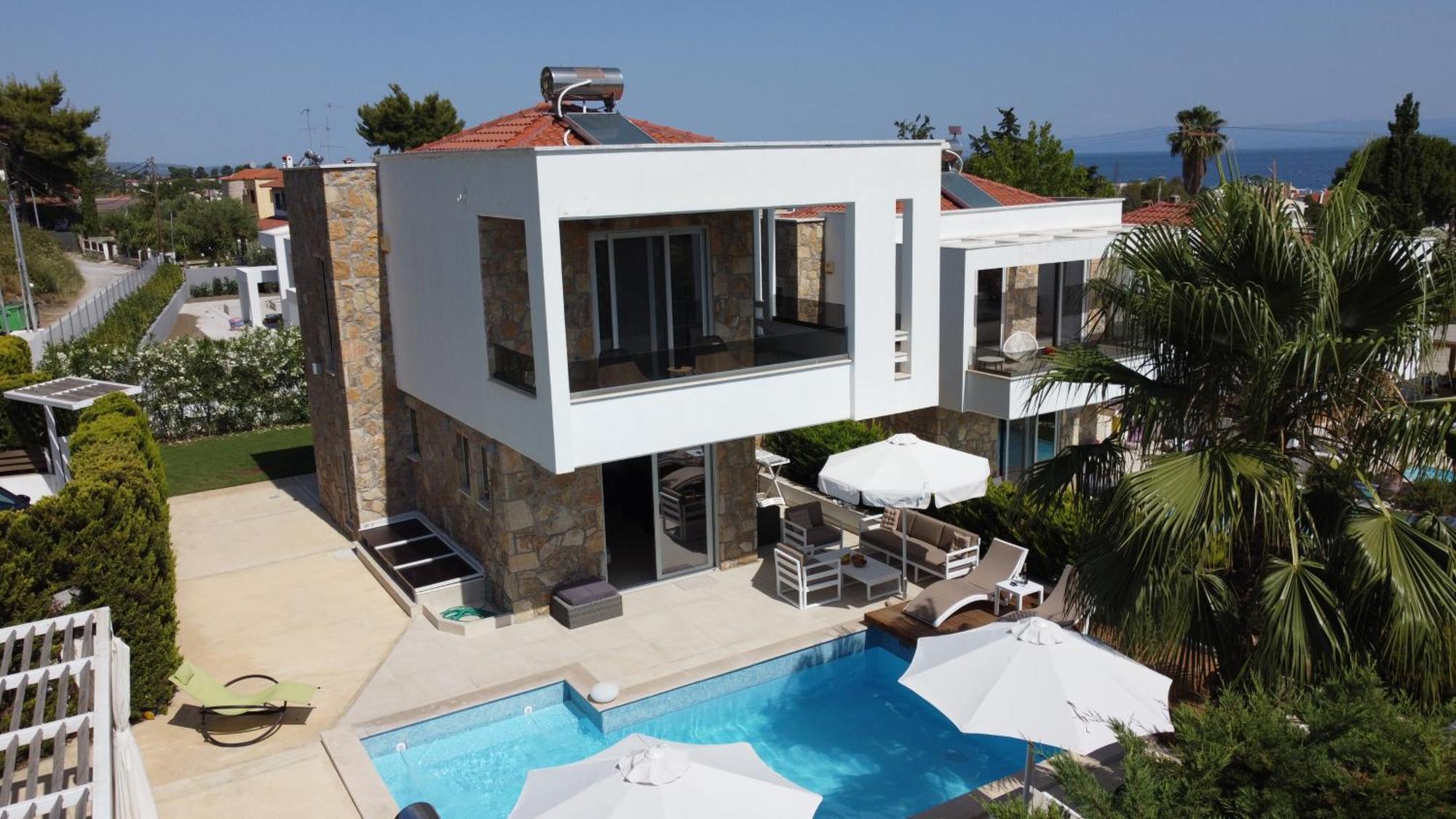Villa Douglas - Private Pool, Bbq, 4Bdrms, View เปฟโกโฮรี ภายนอก รูปภาพ