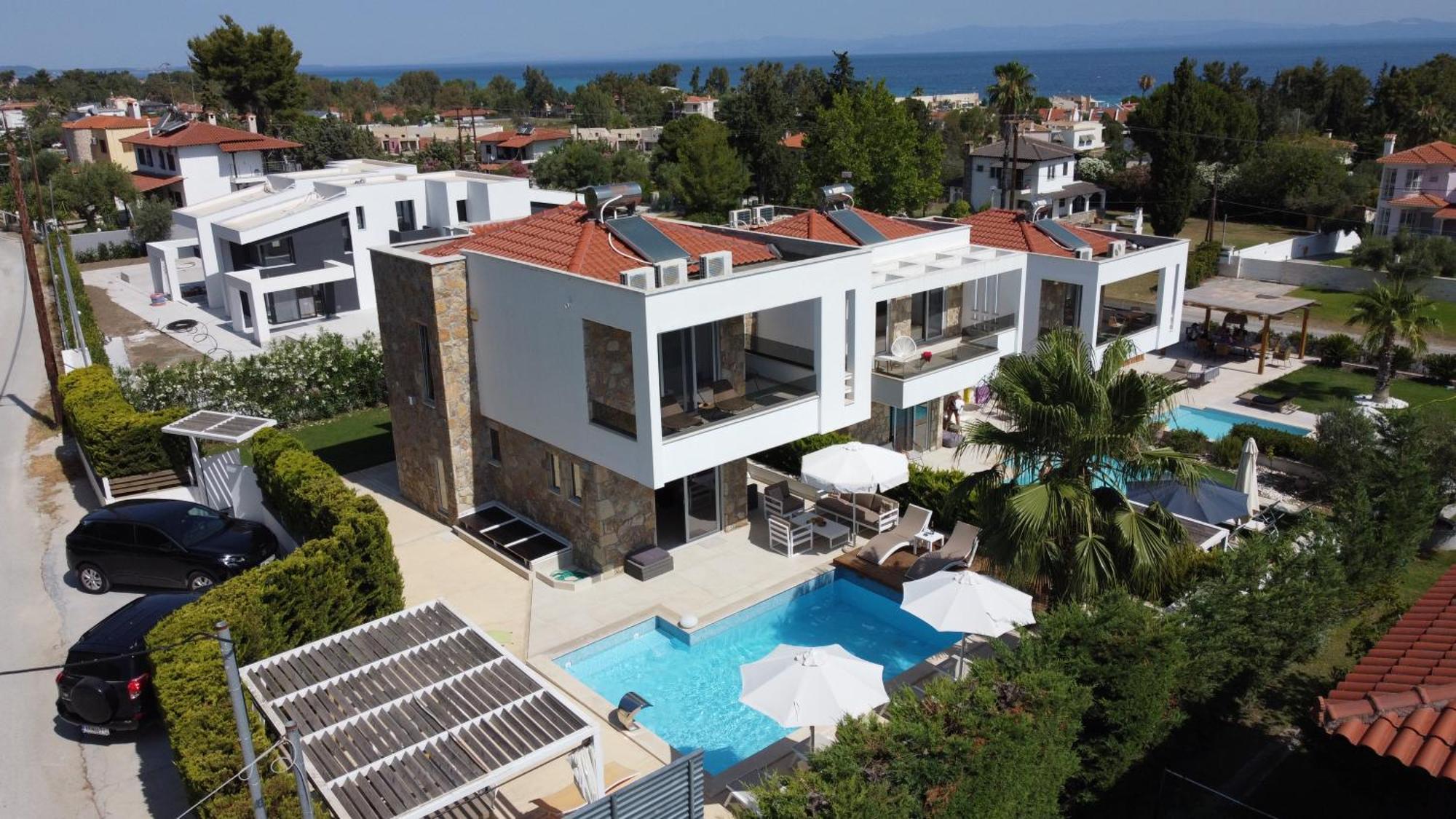 Villa Douglas - Private Pool, Bbq, 4Bdrms, View เปฟโกโฮรี ภายนอก รูปภาพ